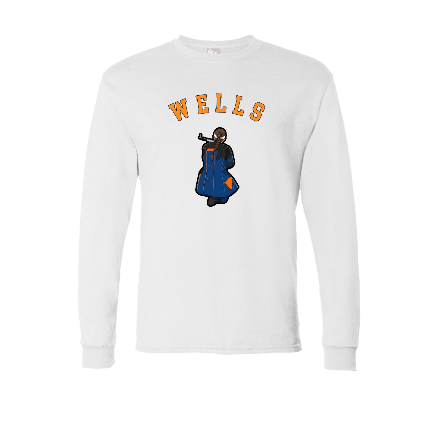 Long Sleeve Tee — Shirsey Arch in White