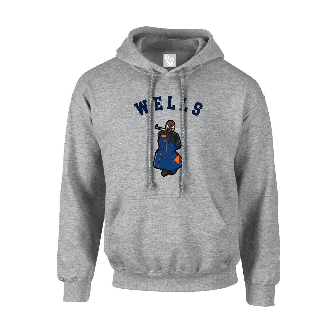 Youth Hoodie — Shirsey Arch in Grey