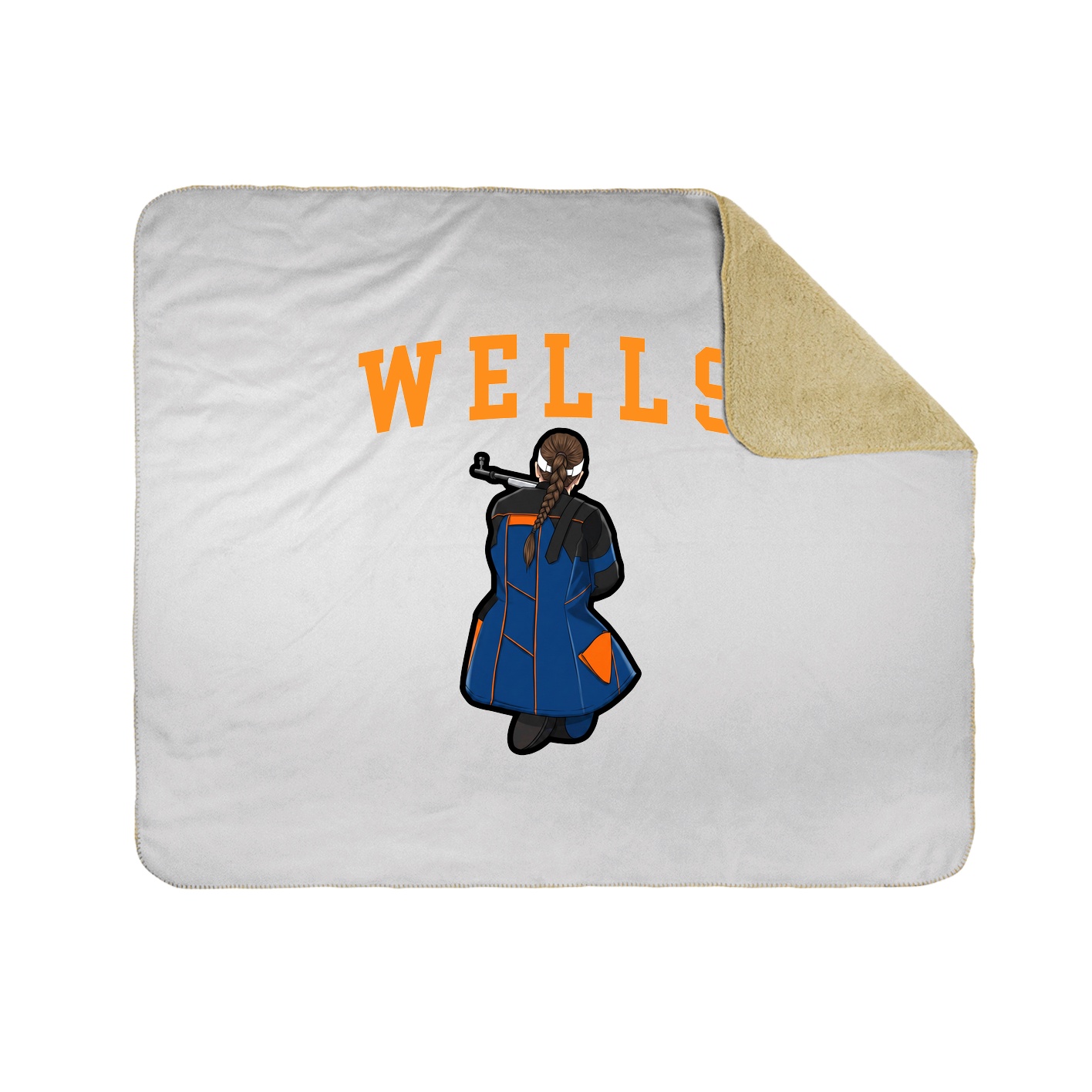 Throw Blanket — Shirsey in White