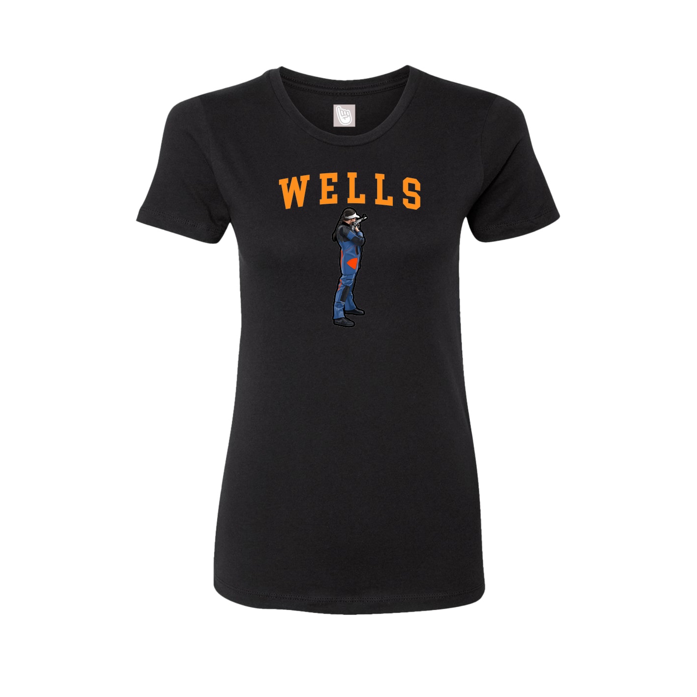Fitted Women's Tee — Shirsey in Black