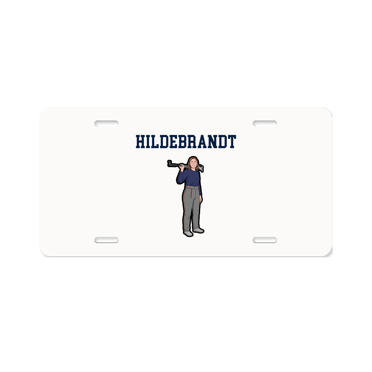 License Plate — Shirsey in Classic