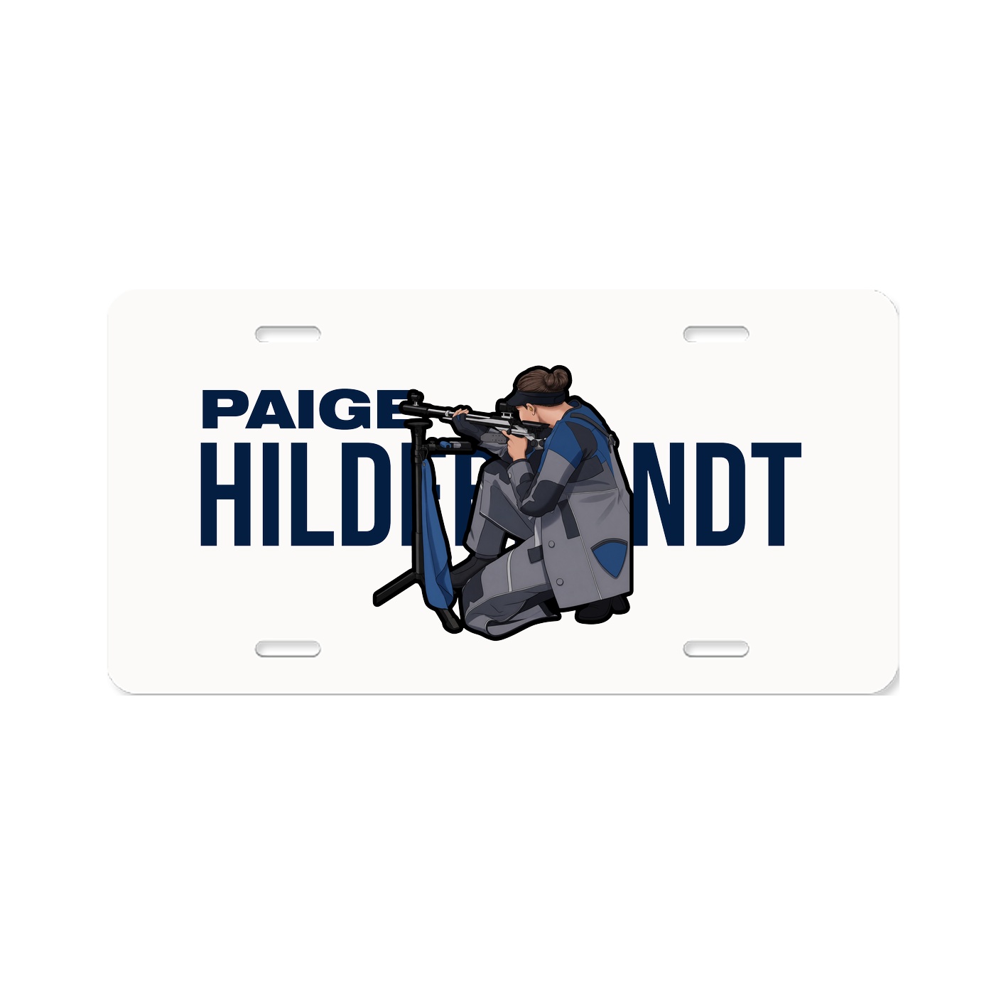 License Plate — Player Name in Classic
