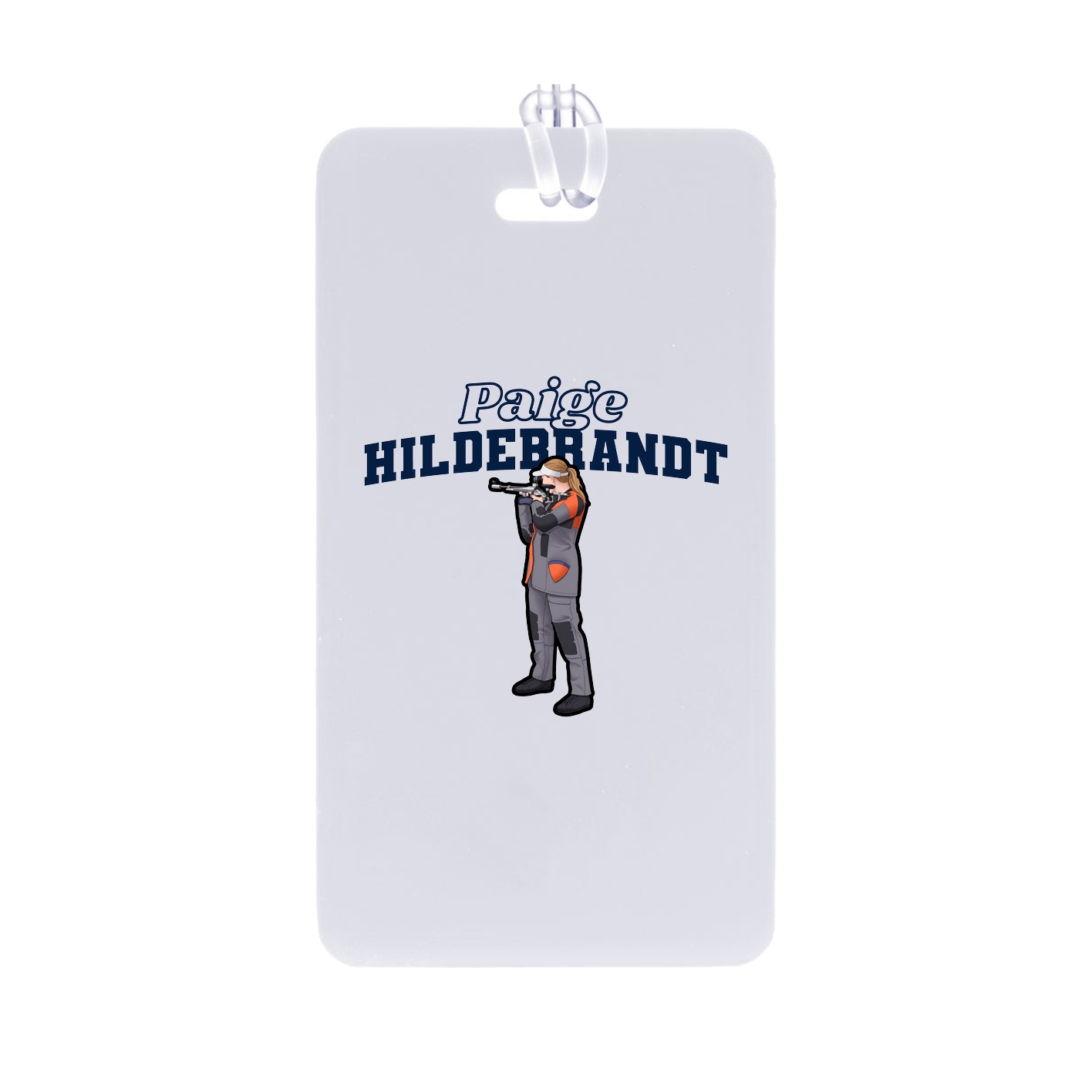 Bag Tag — Name Arch in Classic