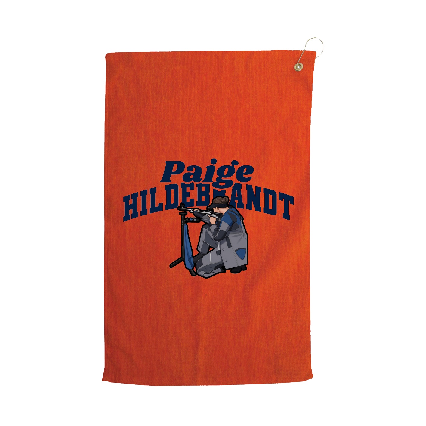Golf Towel — Signature Arch in Orange