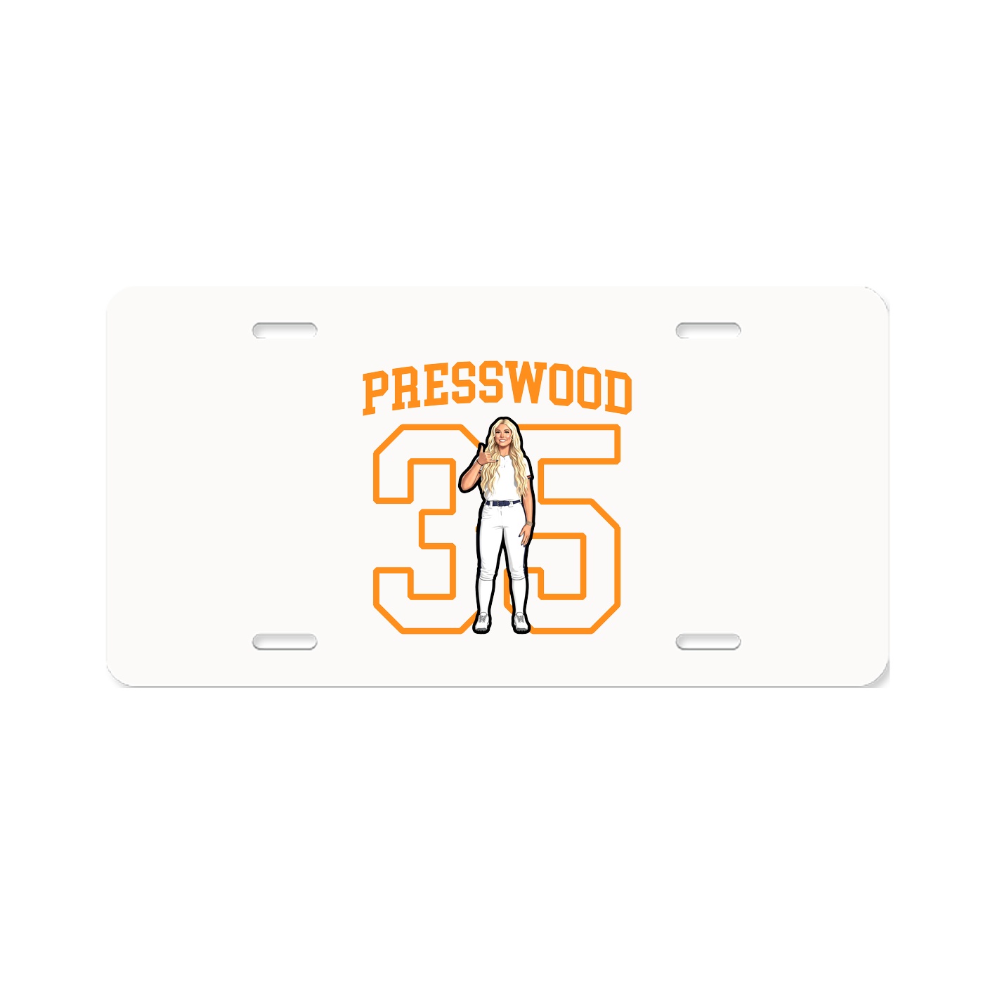 License Plate — Shirsey in Classic