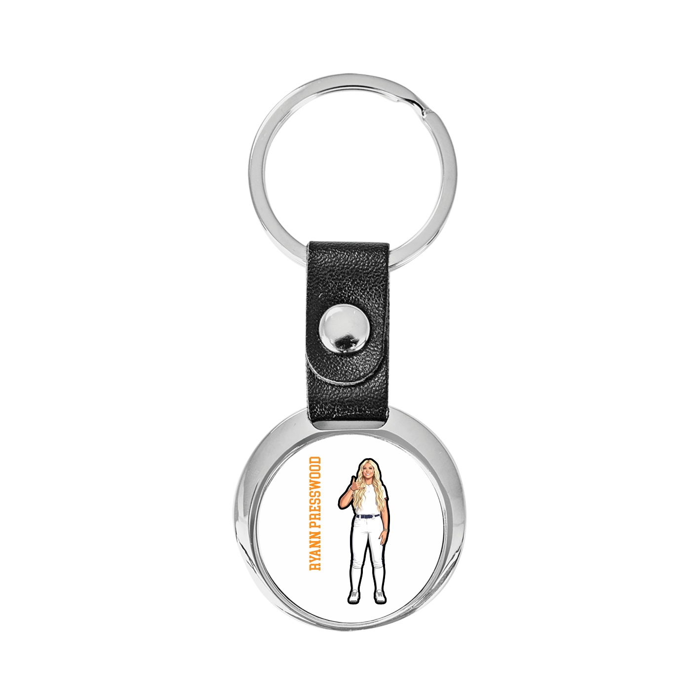 Key Chain — Name Vertical in Classic