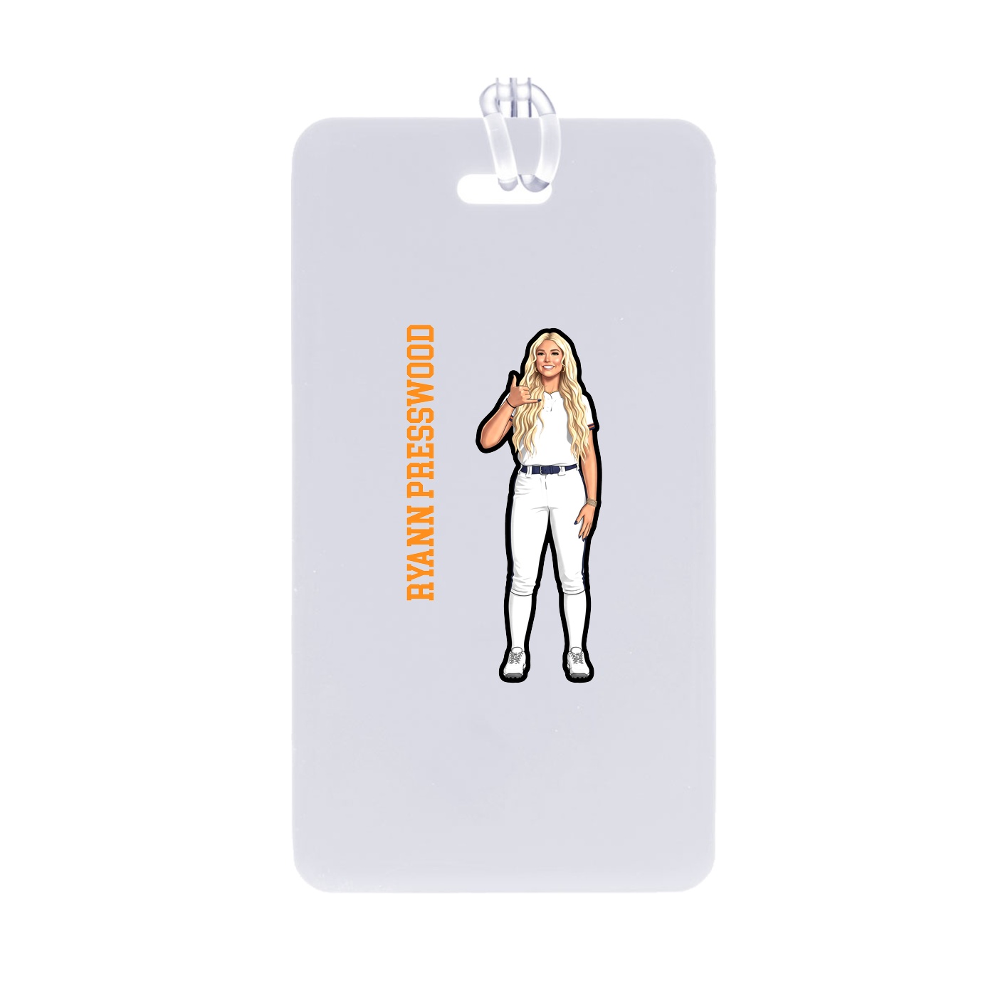 Bag Tag — Name Vertical in Classic