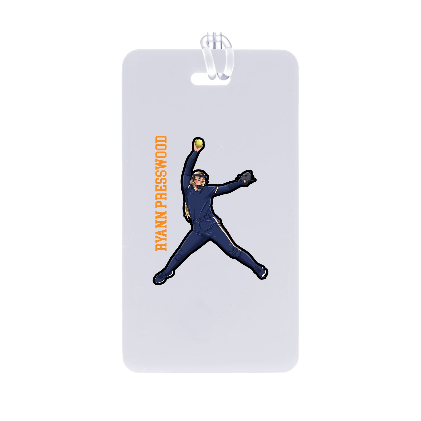 Bag Tag — Name Vertical in Classic