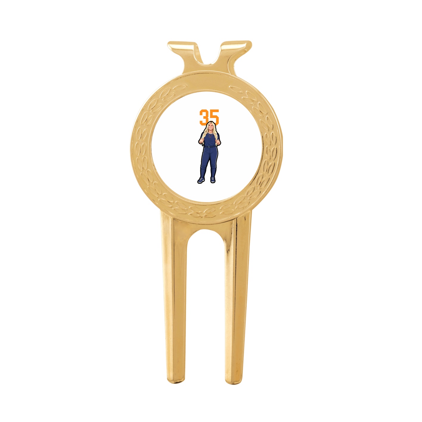 Divot Tool with Ball Marker — Number Top in Classic