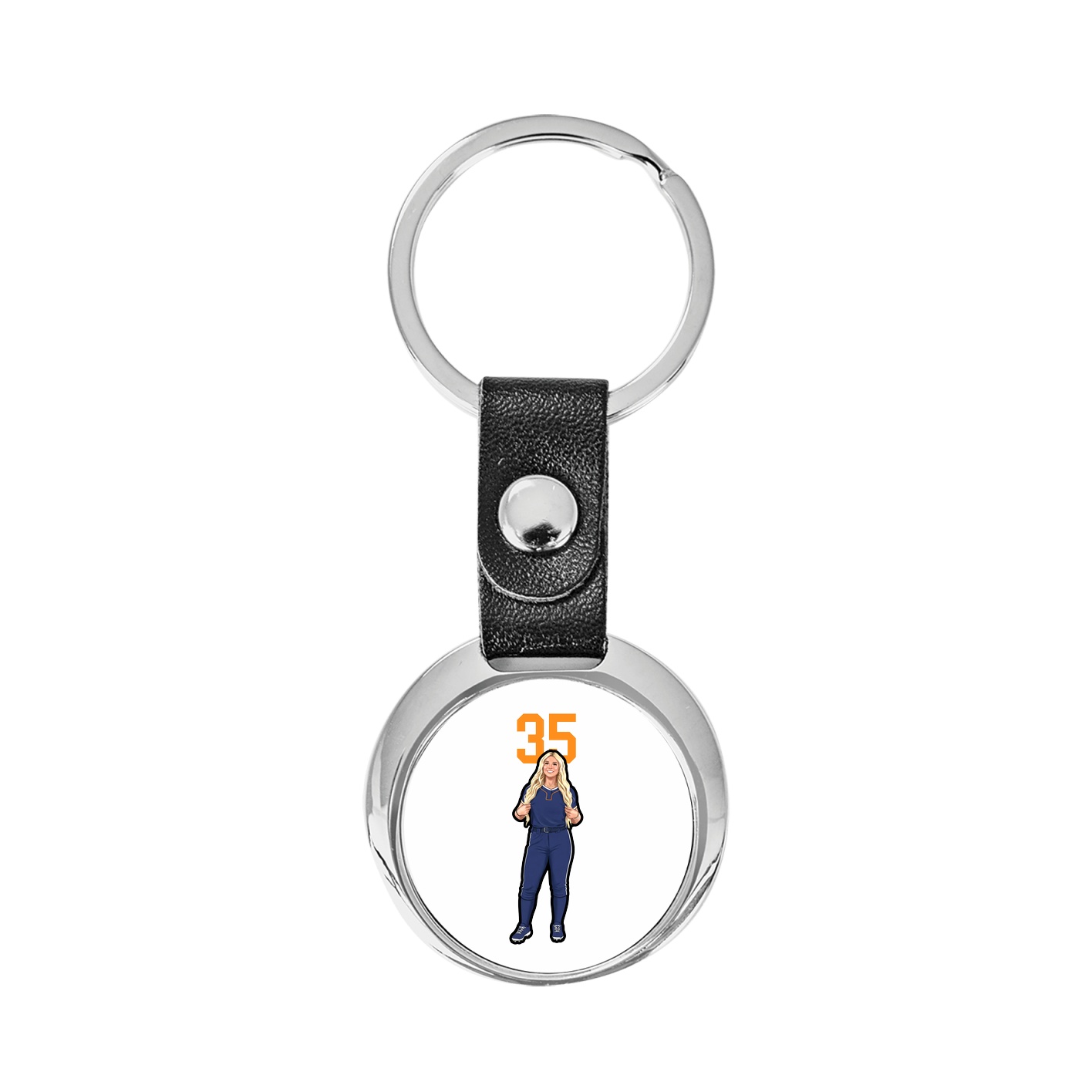 Key Chain — Number Top in Classic