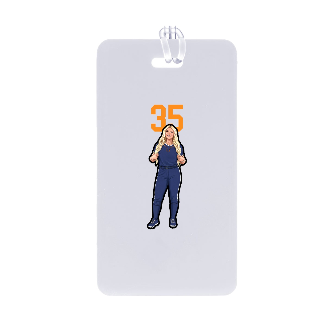 Bag Tag — Number Top in Classic