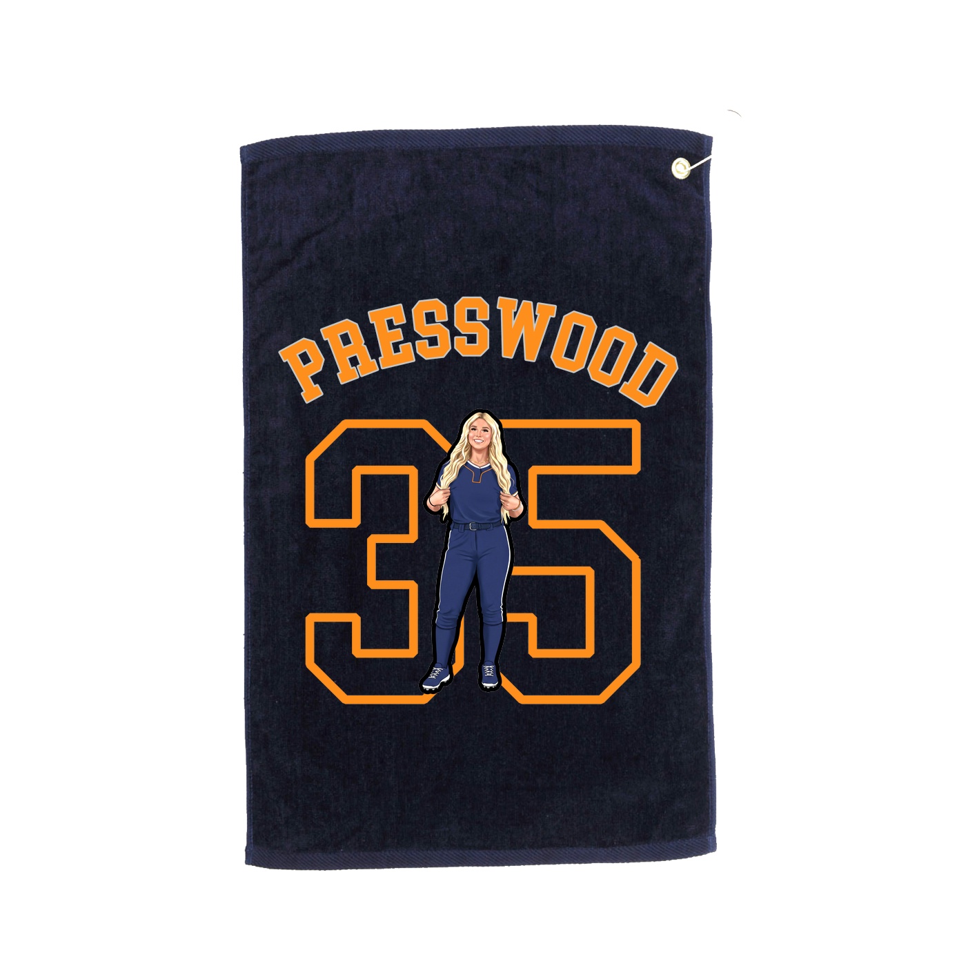 Golf Towel — Shirsey Arch in Navy