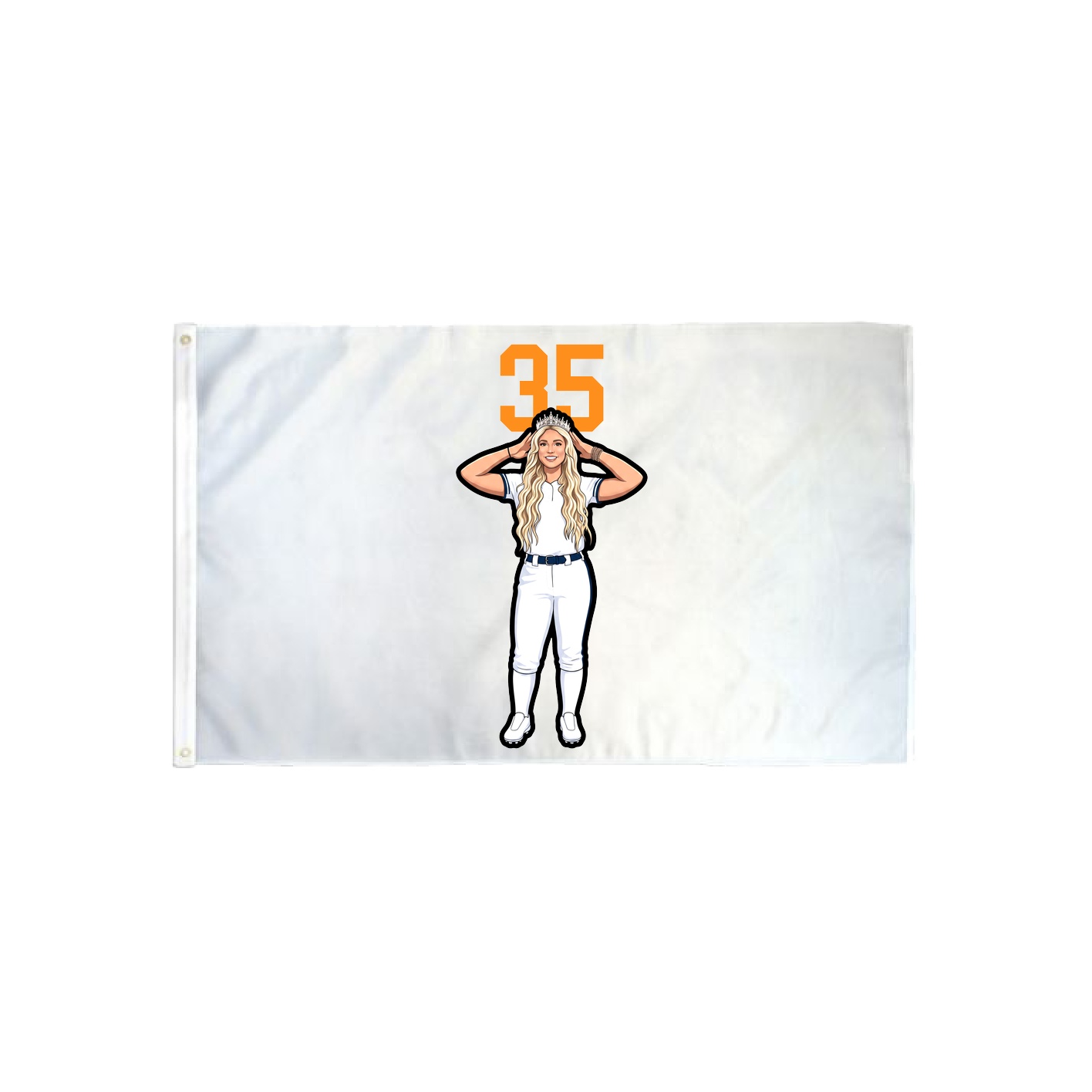 3x5 Flag — Number Top in Classic