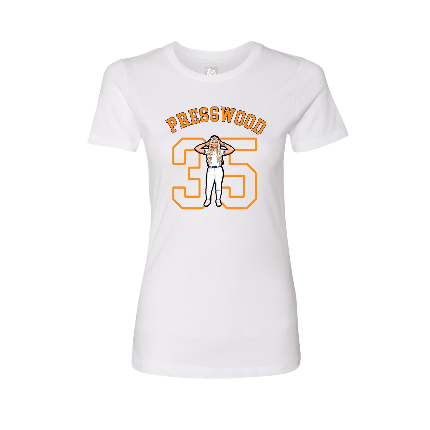 Womens Tee — Shirsey Arch in White