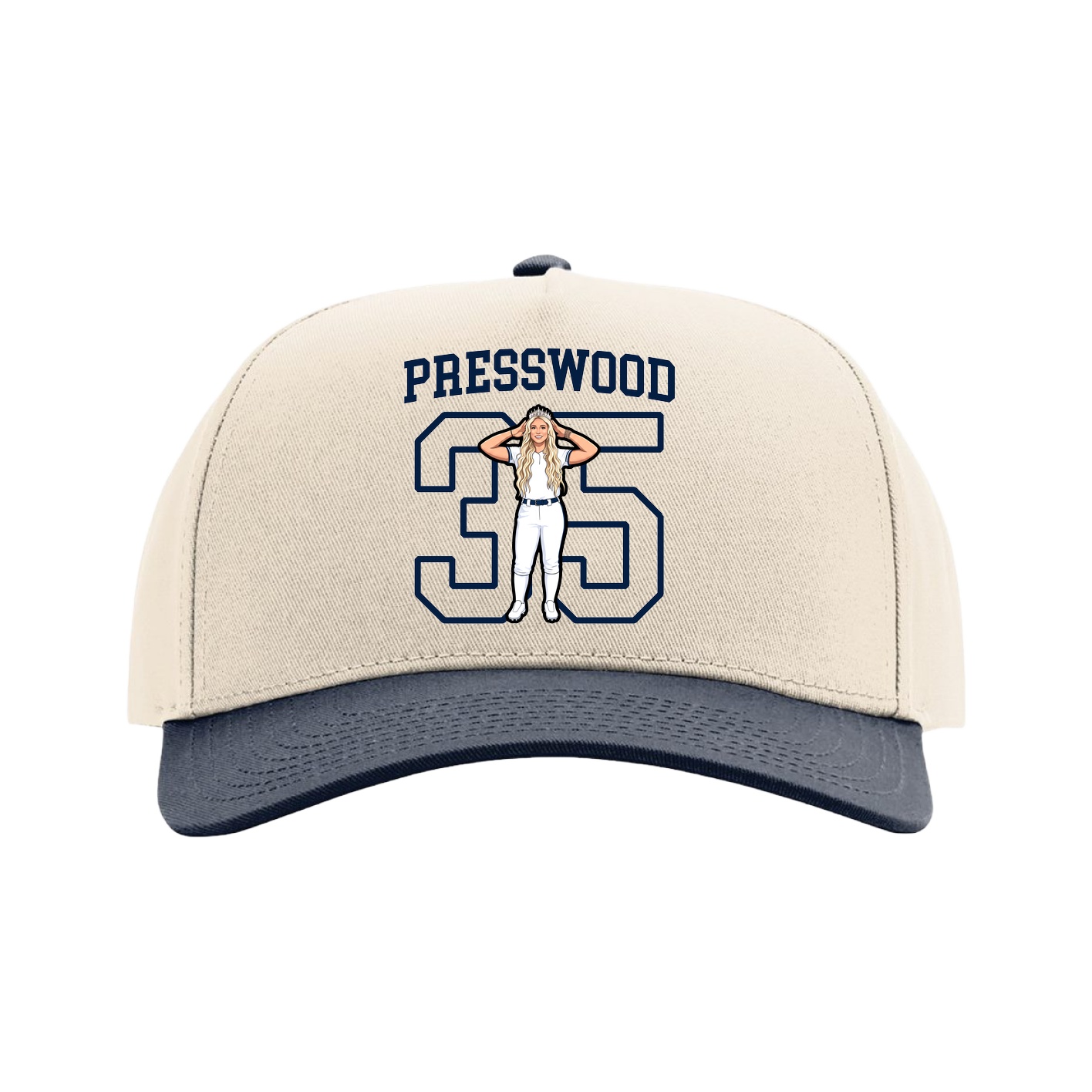 Full Fabric Five-Panel Champ Cap