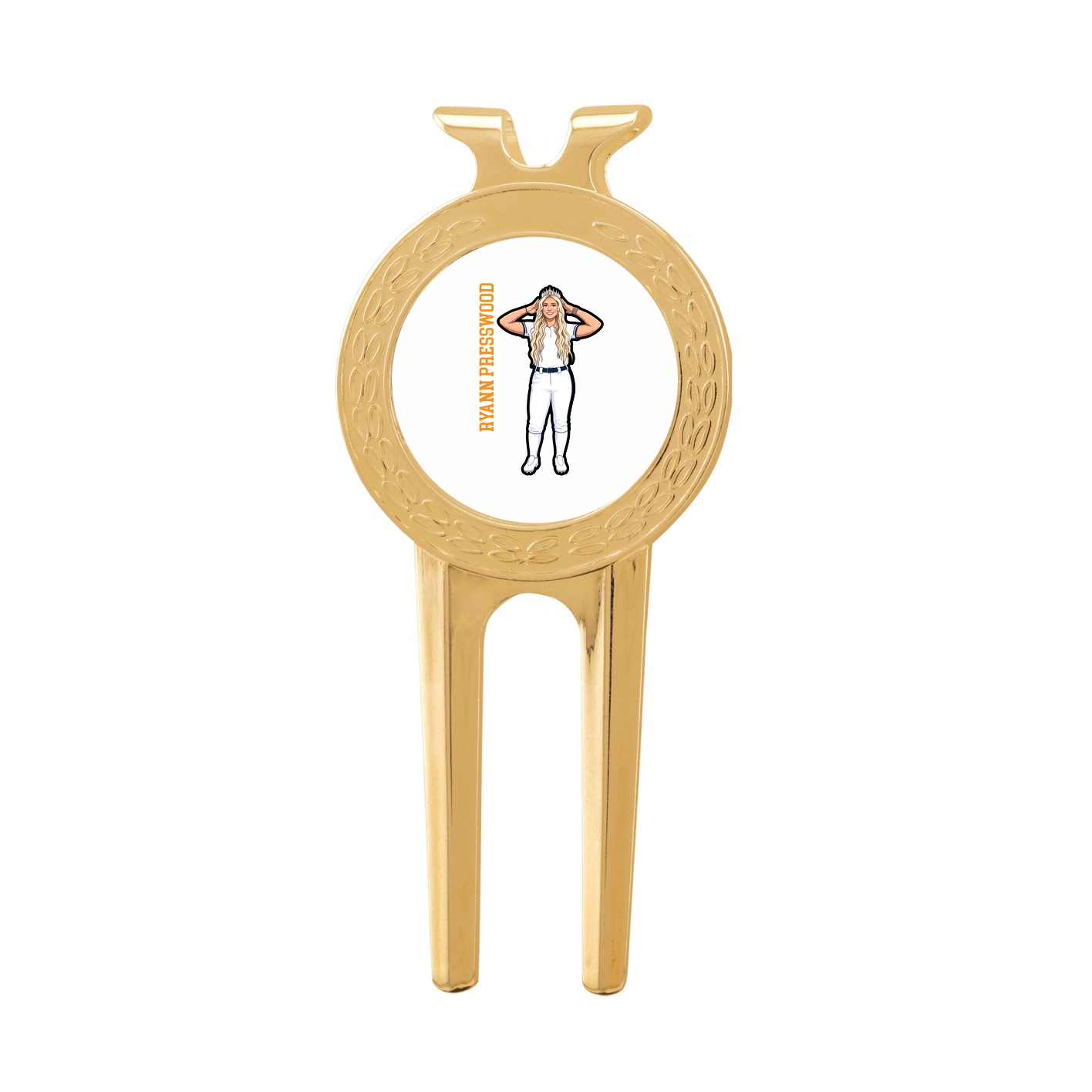 Divot Tool with Ball Marker — Name Vertical in Classic