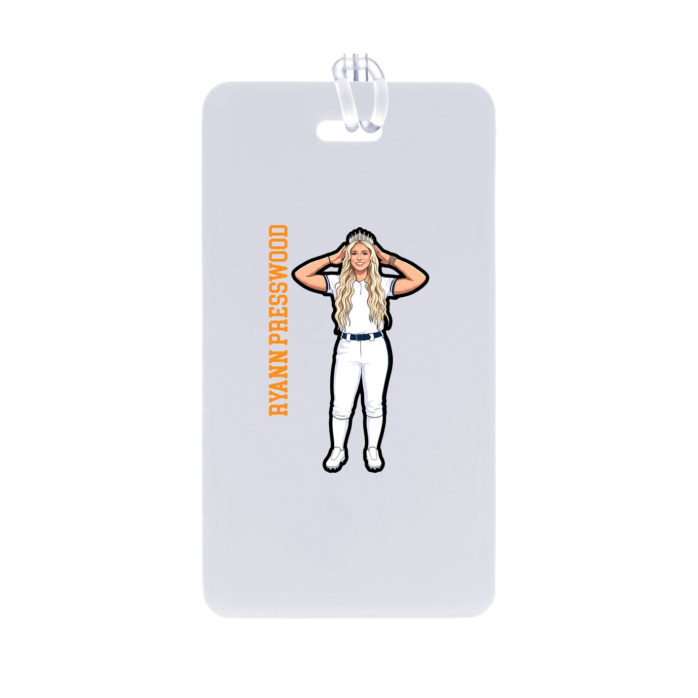 Bag Tag — Name Vertical in Classic