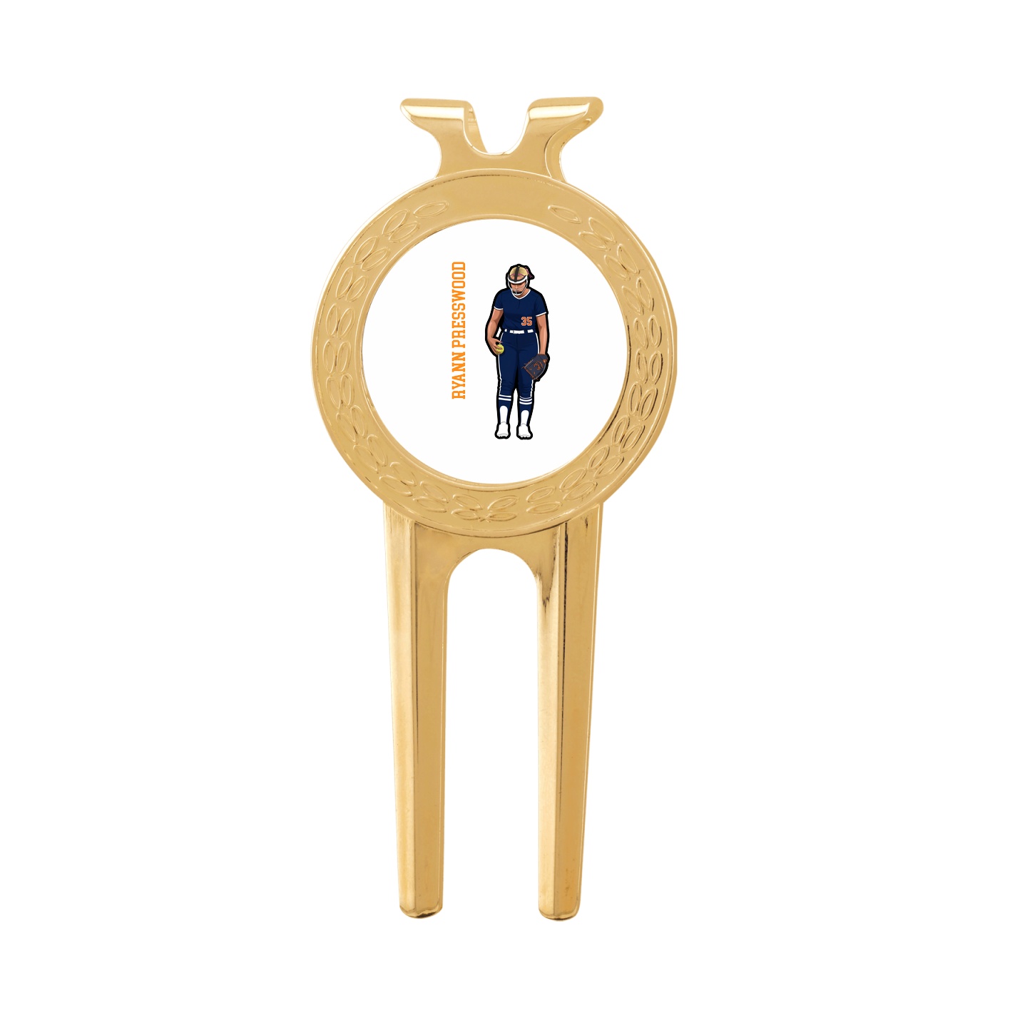 Divot Tool with Ball Marker — Name Vertical in Classic