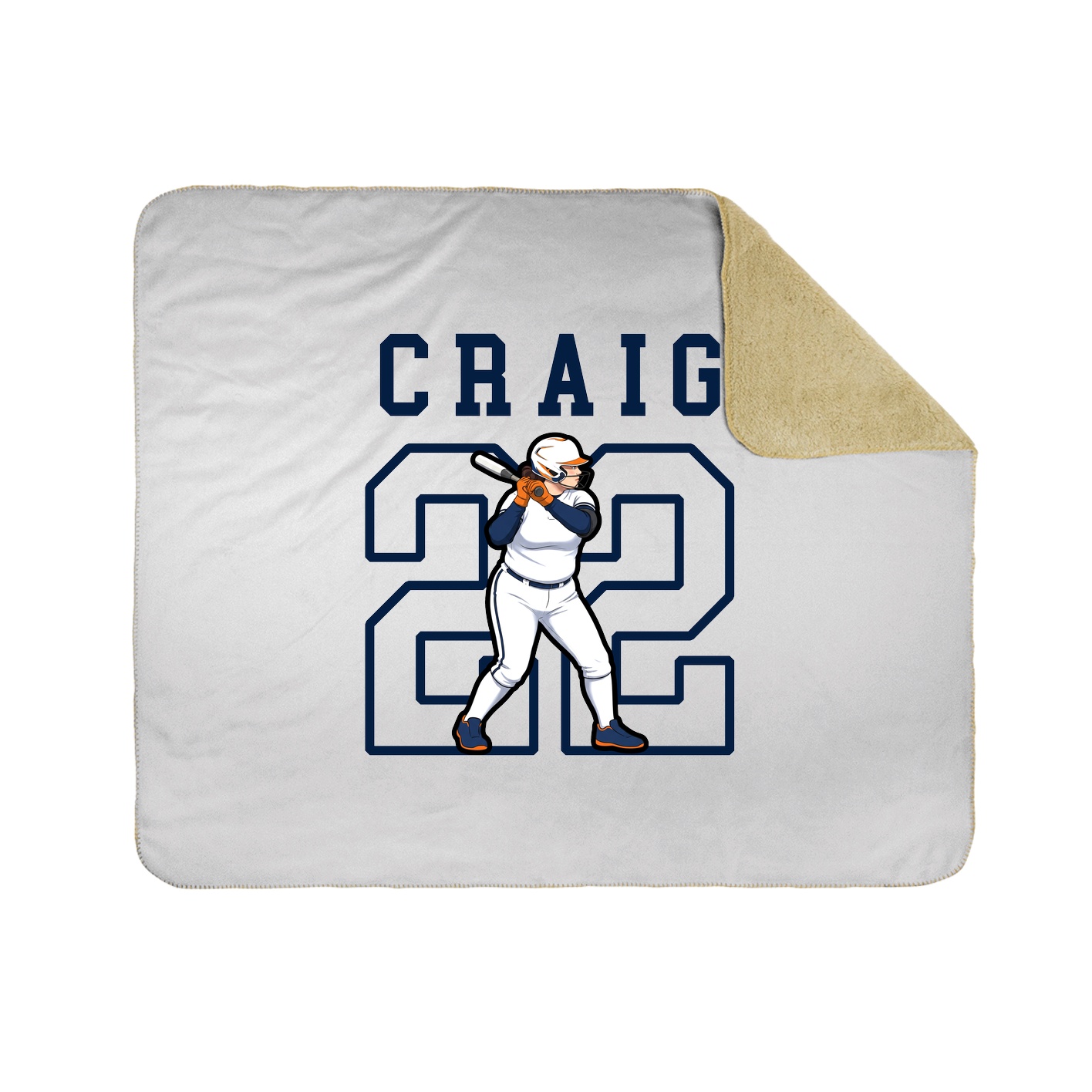 Throw Blanket — Shirsey in White