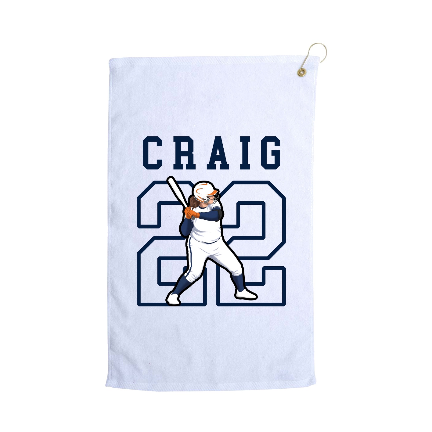 Golf Towel — Shirsey in White