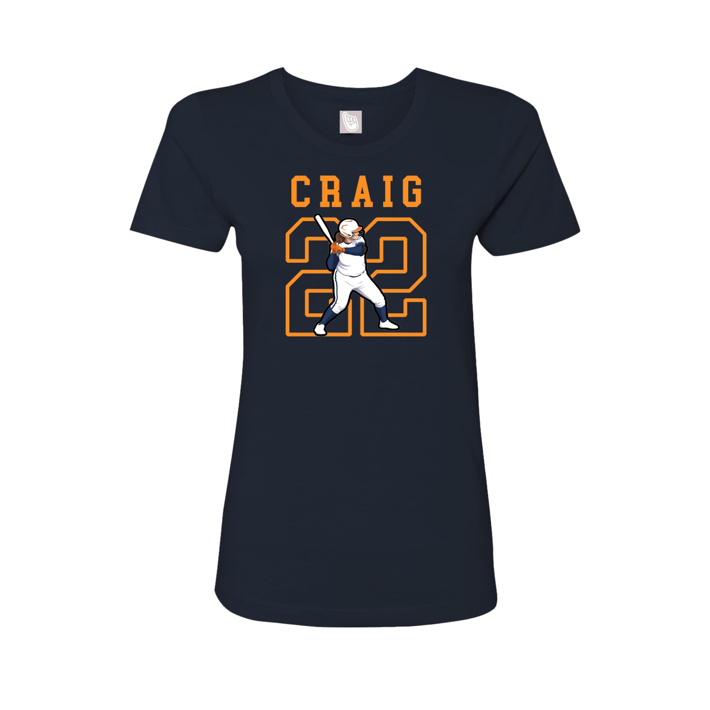 Fitted Women's Tee — Shirsey in Navy