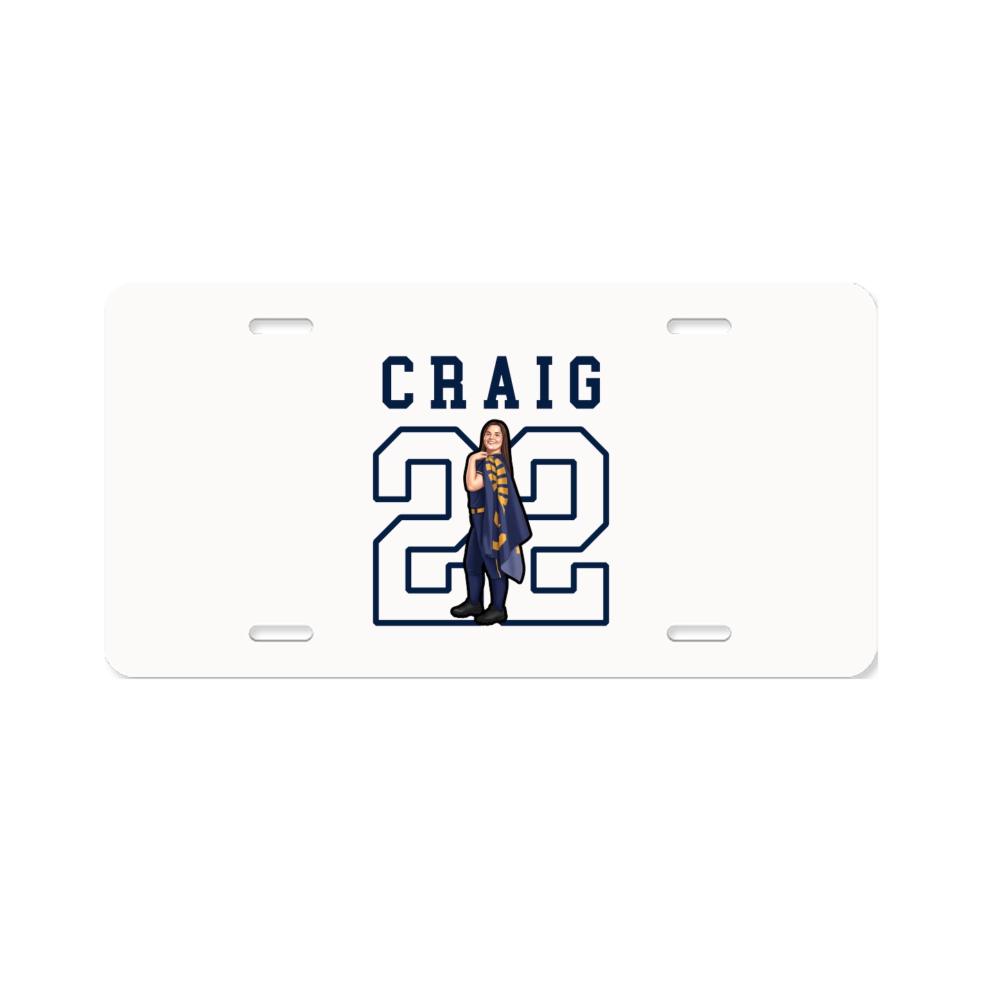 License Plate — Shirsey in Classic