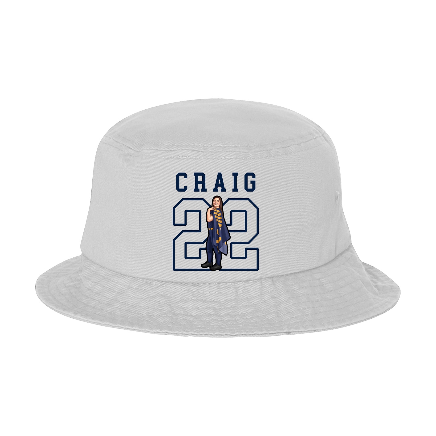Bucket Cap — Shirsey in White