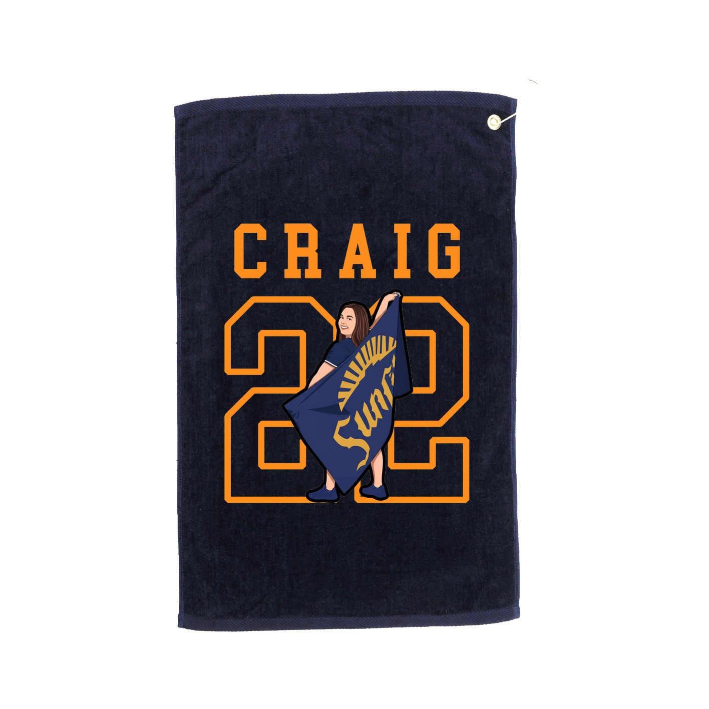 Golf Towel — Shirsey in Navy