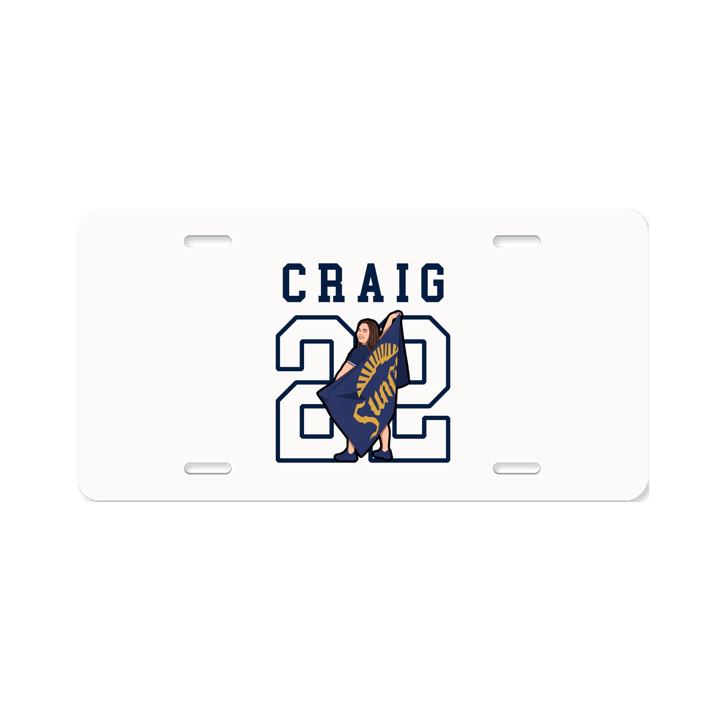License Plate — Shirsey in Classic
