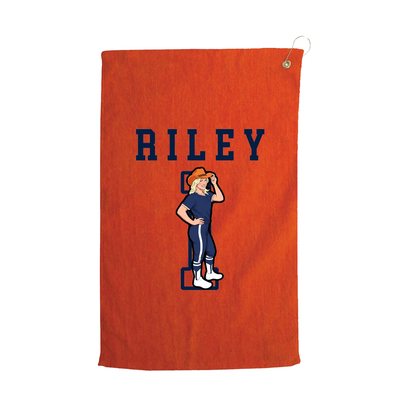Golf Towel — Shirsey in Orange
