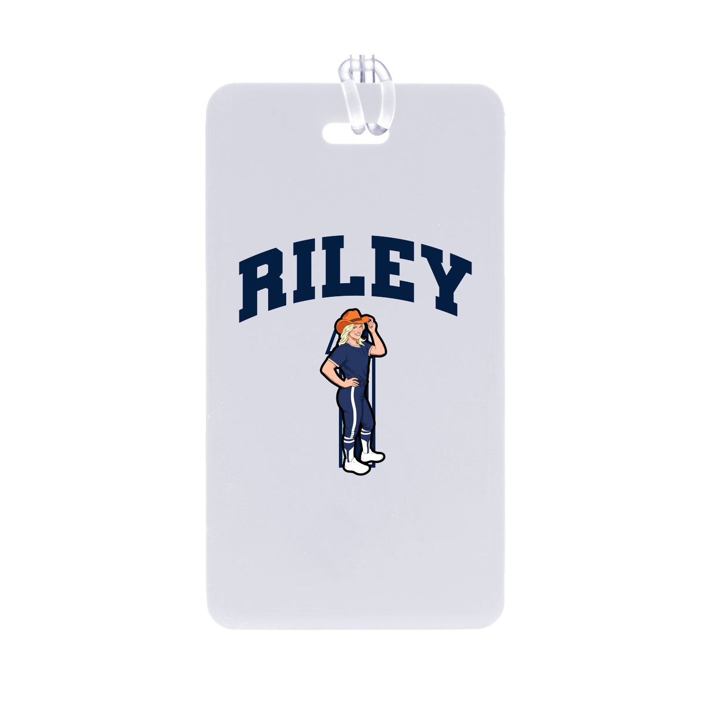 Bag Tag — Number in Classic
