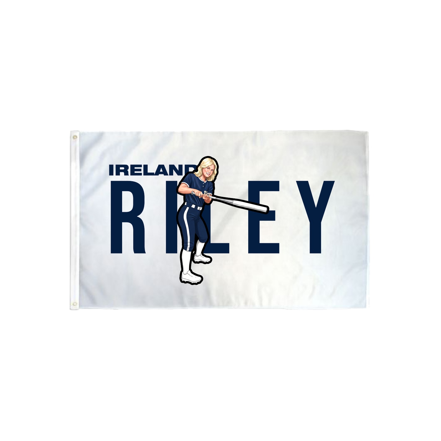 3x5 Flag — Player Name in Classic