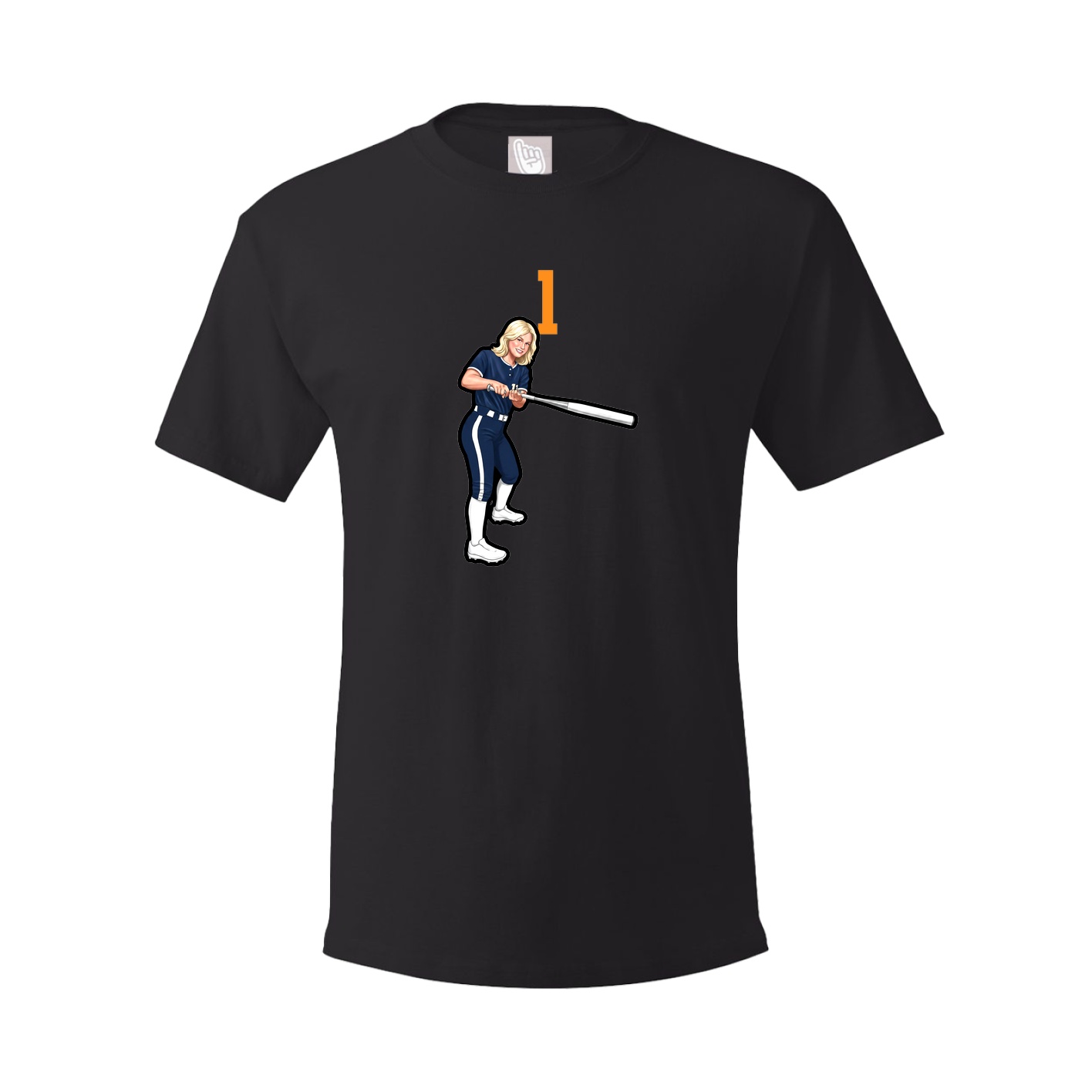 Tee — Number Top in Black