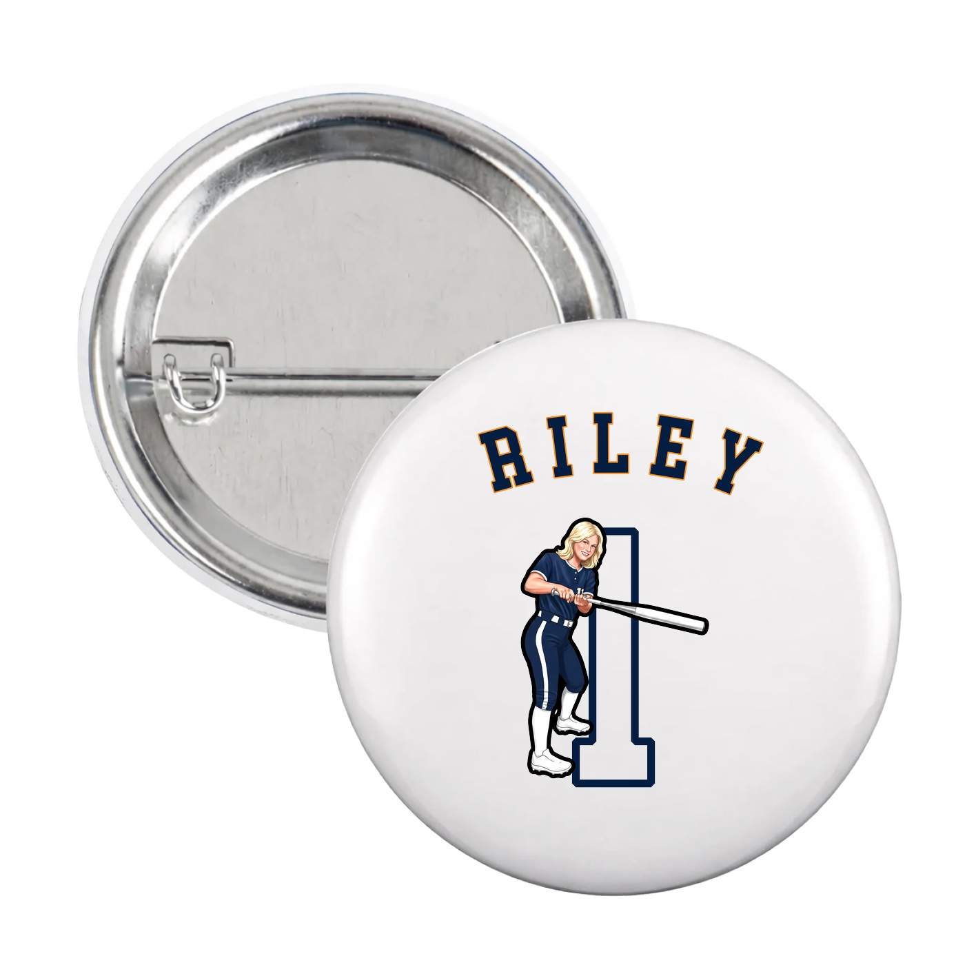 Game Day Button — Shirsey Arch in White