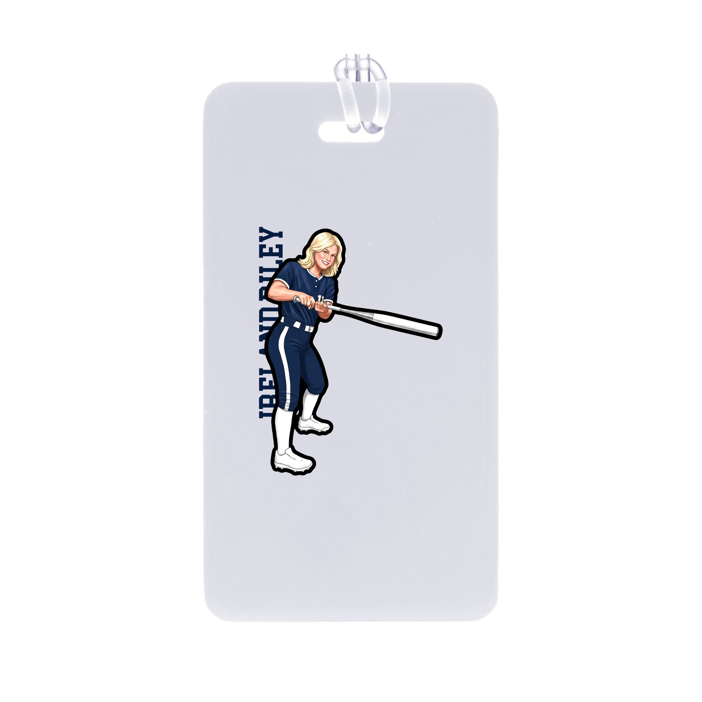 Bag Tag — Name Vertical in Classic