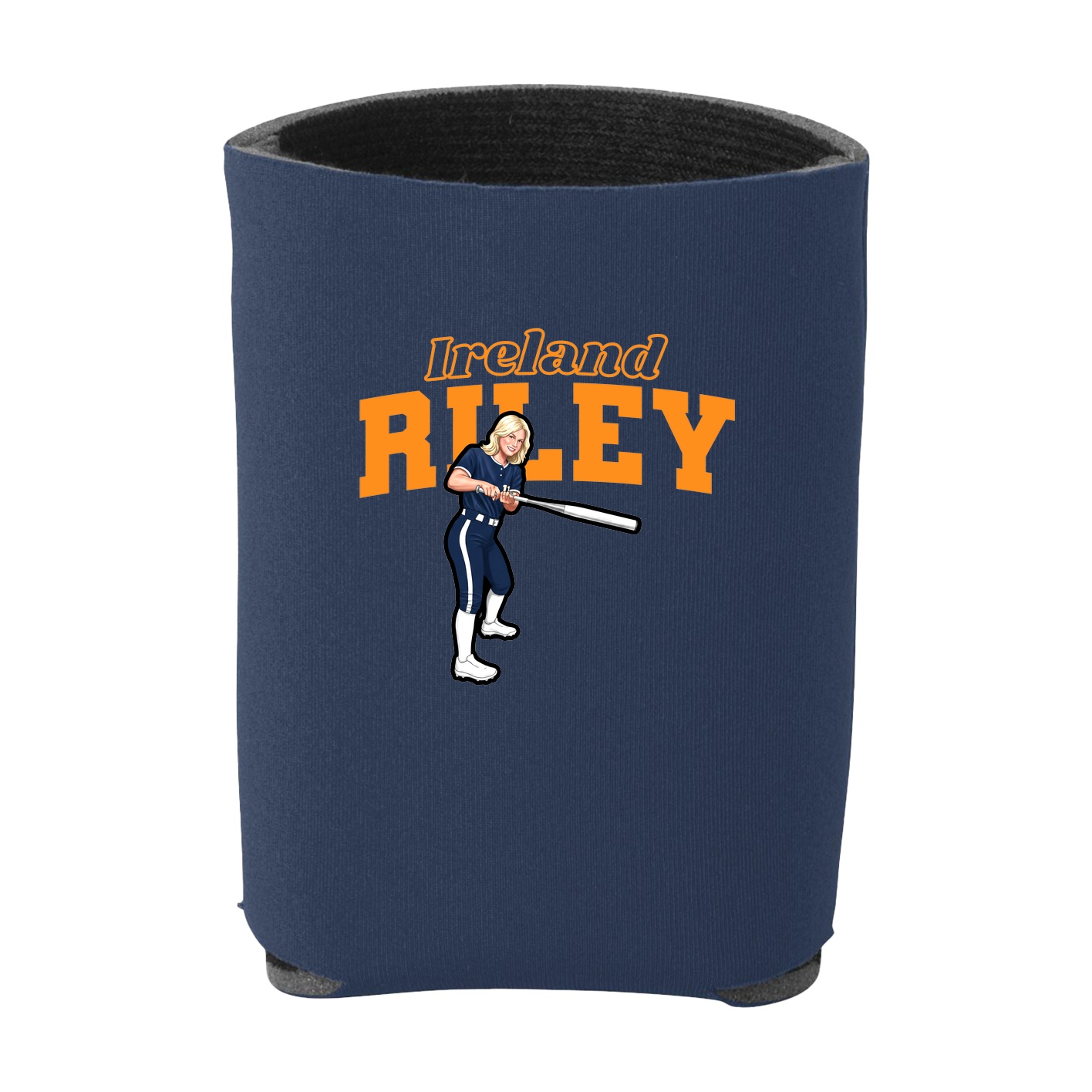 Can Holder — Name Arch in Navy