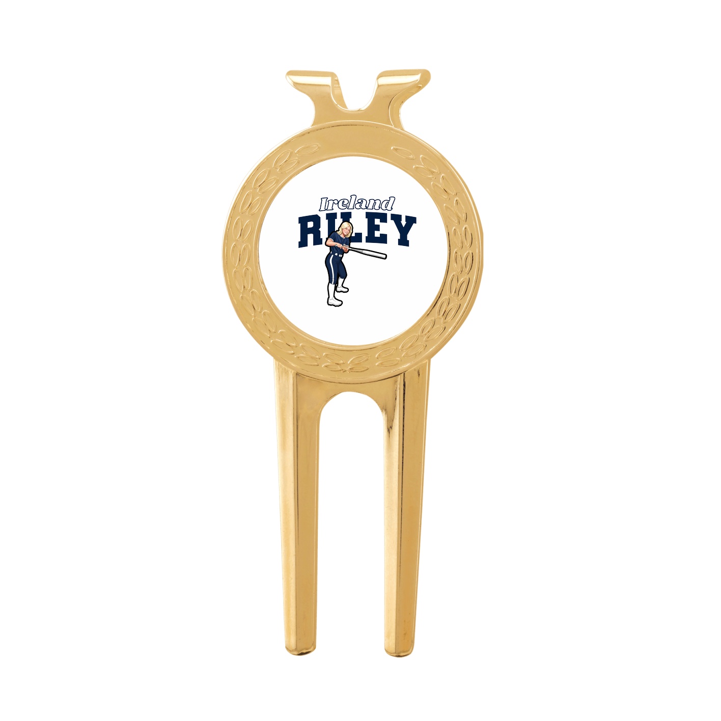 Divot Tool with Ball Marker — Name Arch in Classic