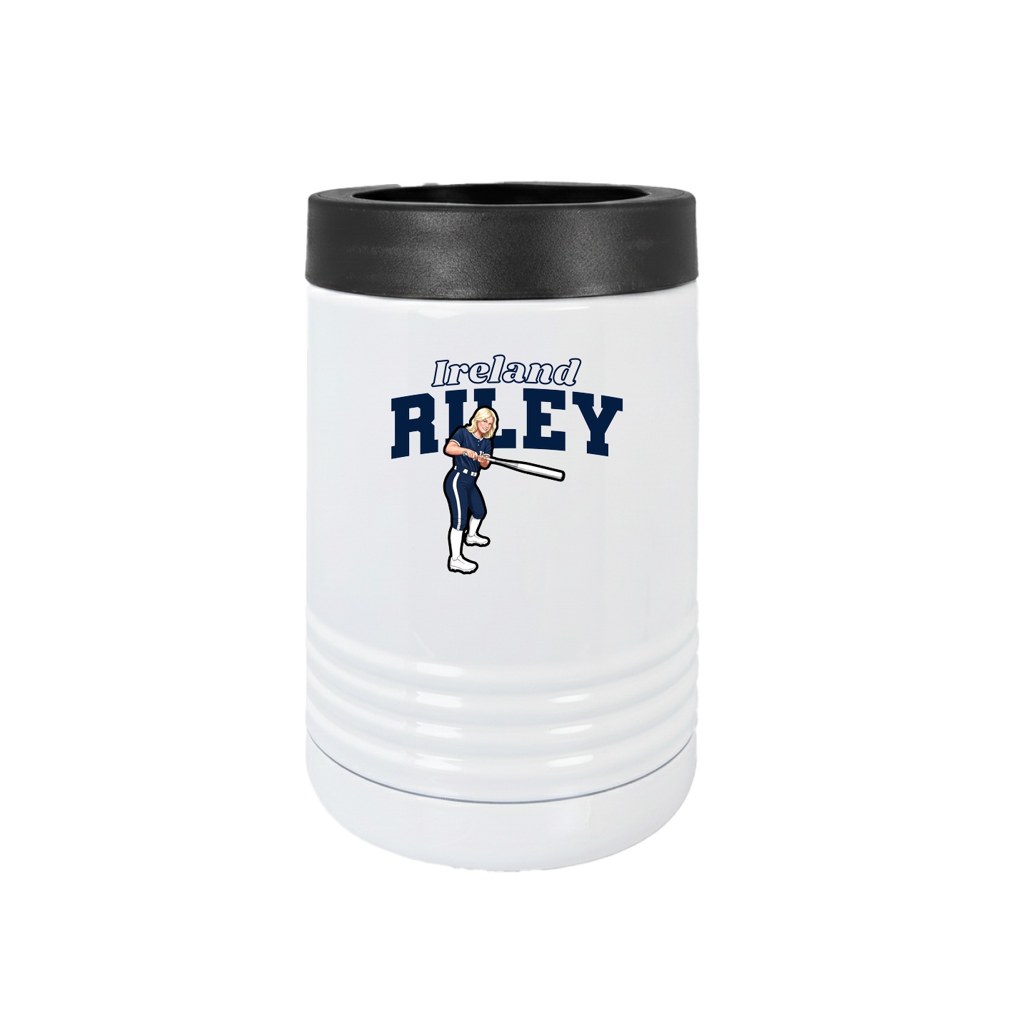 Beverage Holder — Name Arch in White