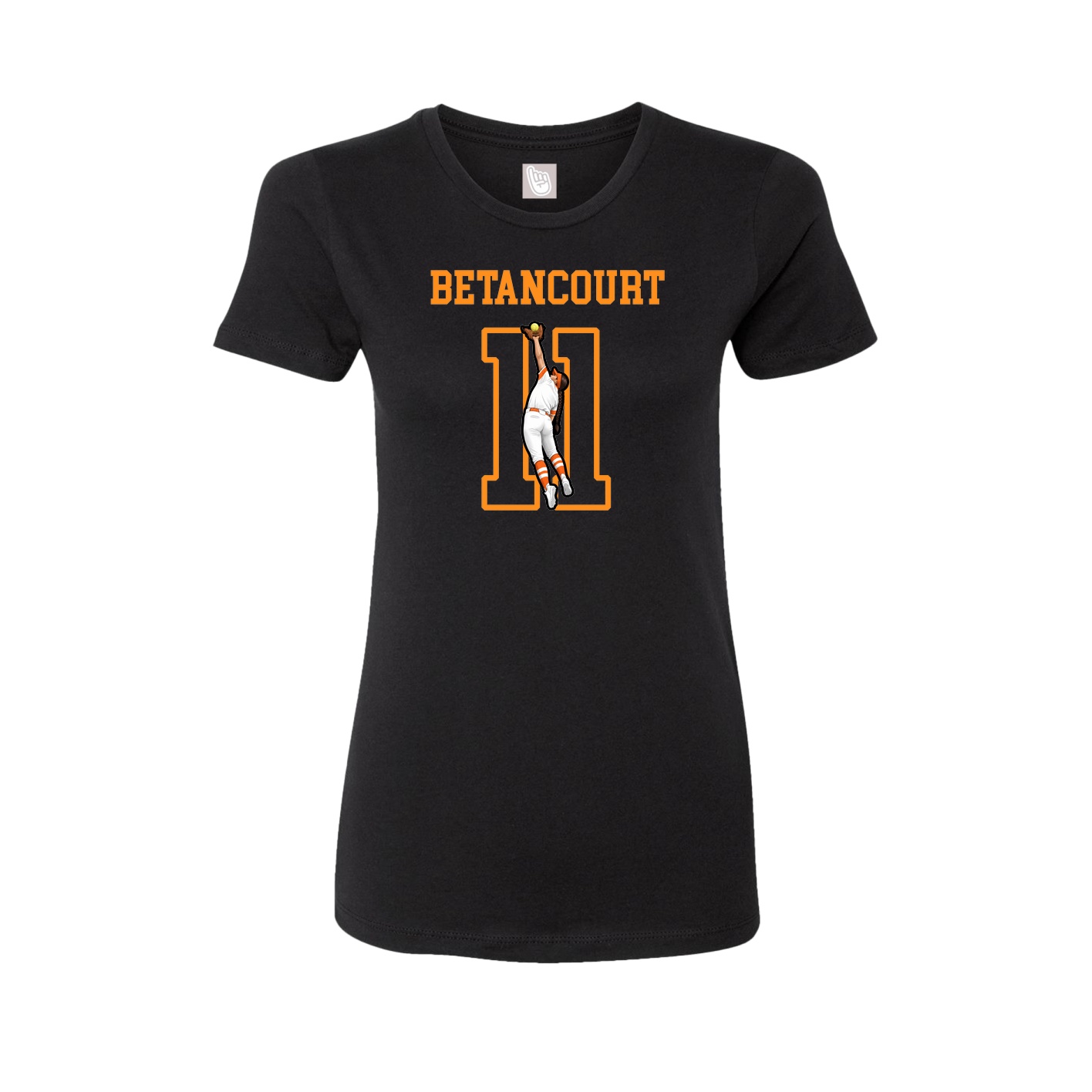 Fitted Women's Tee — Shirsey in Black