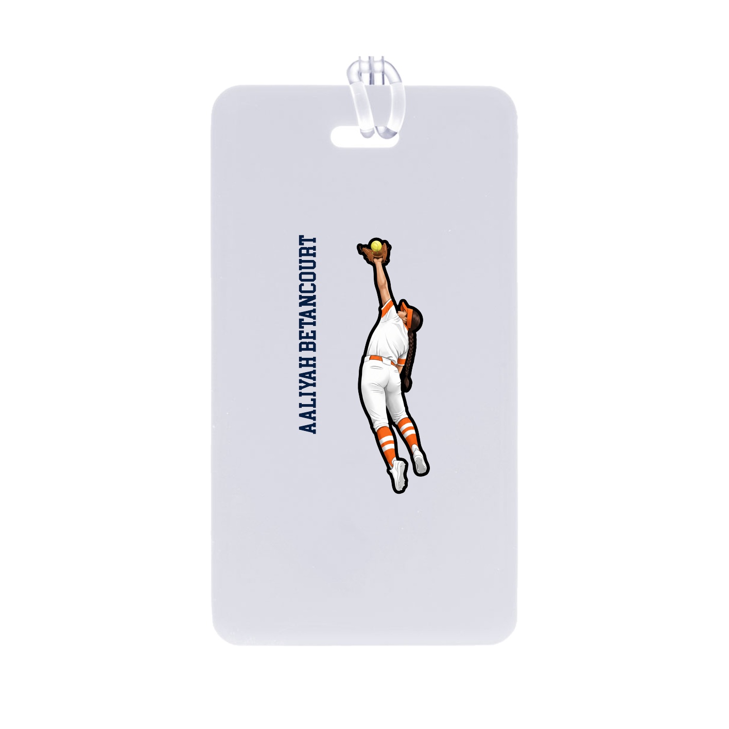 Bag Tag — Name Vertical in Classic