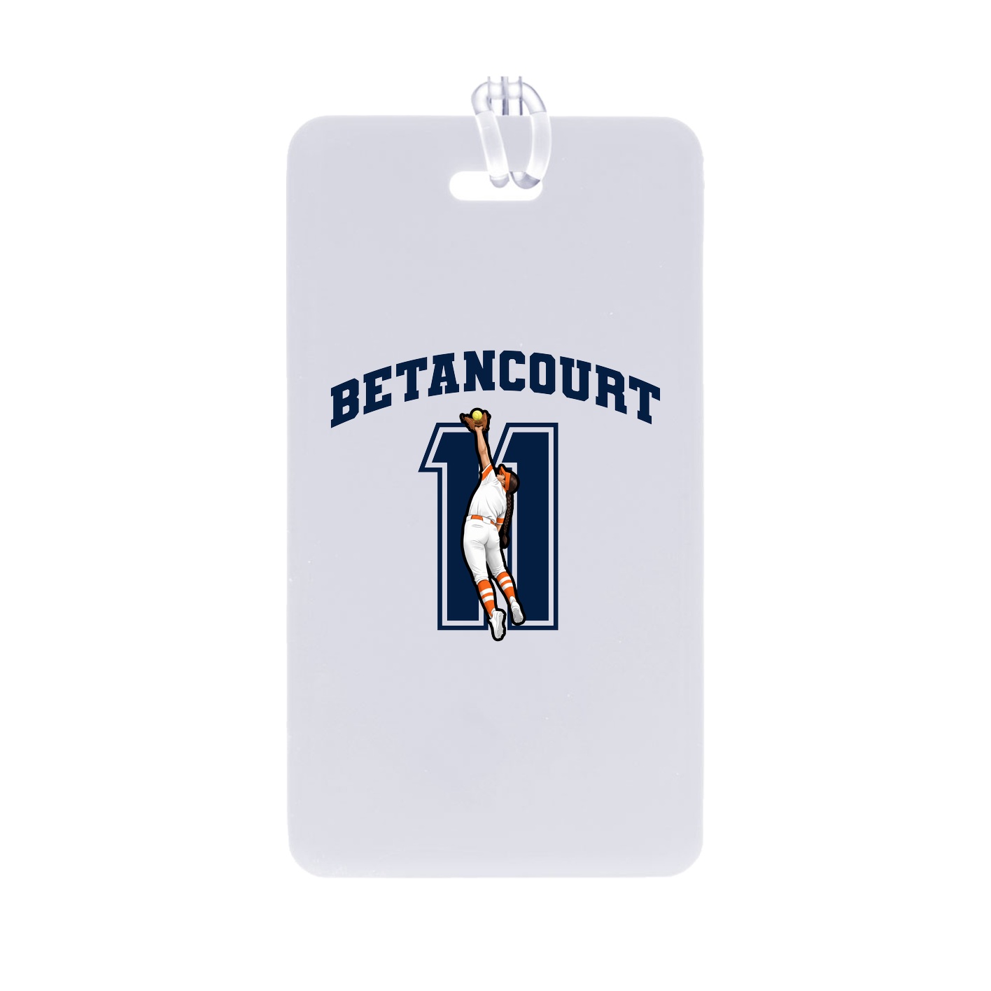 Bag Tag — Number in Classic