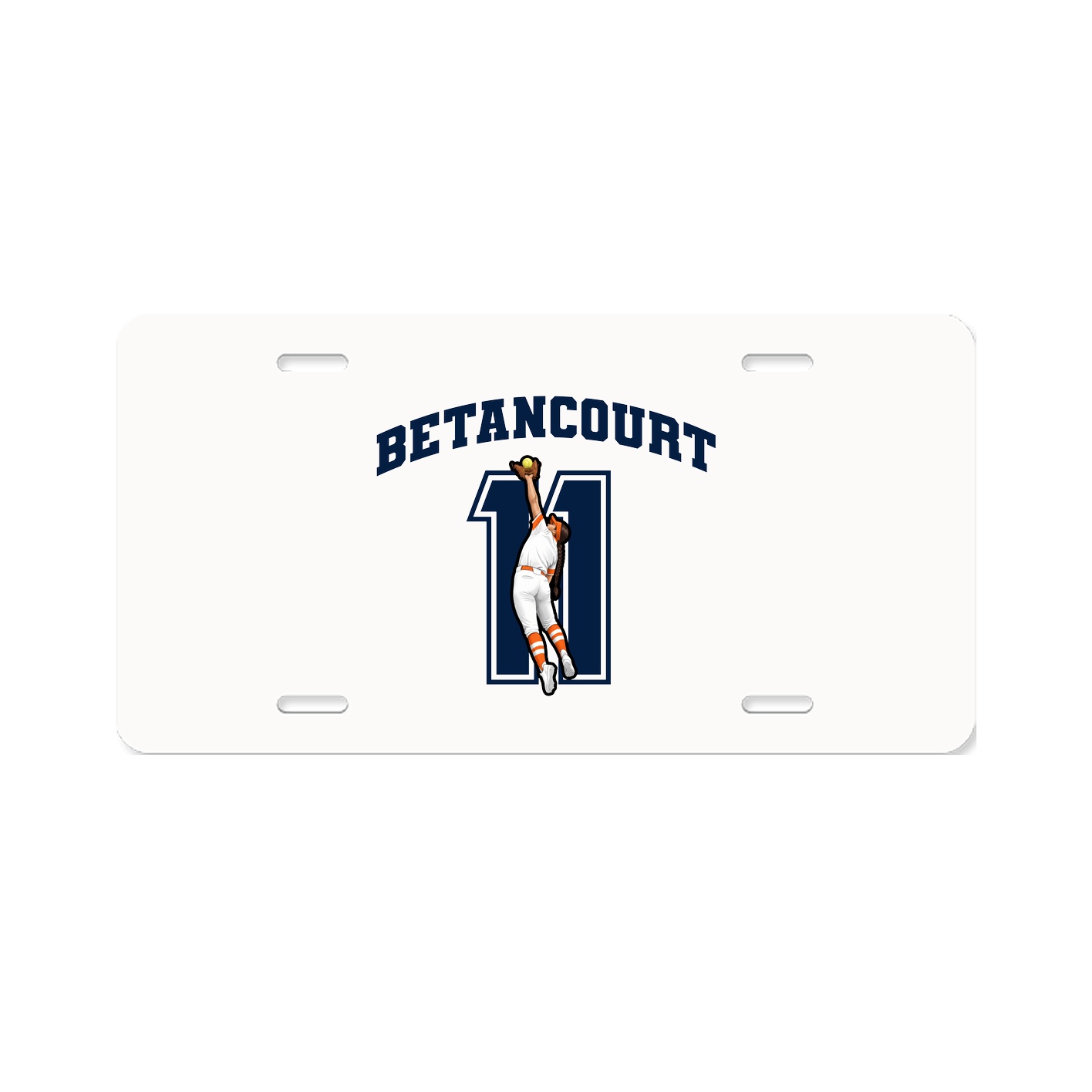 License Plate — Number in Classic