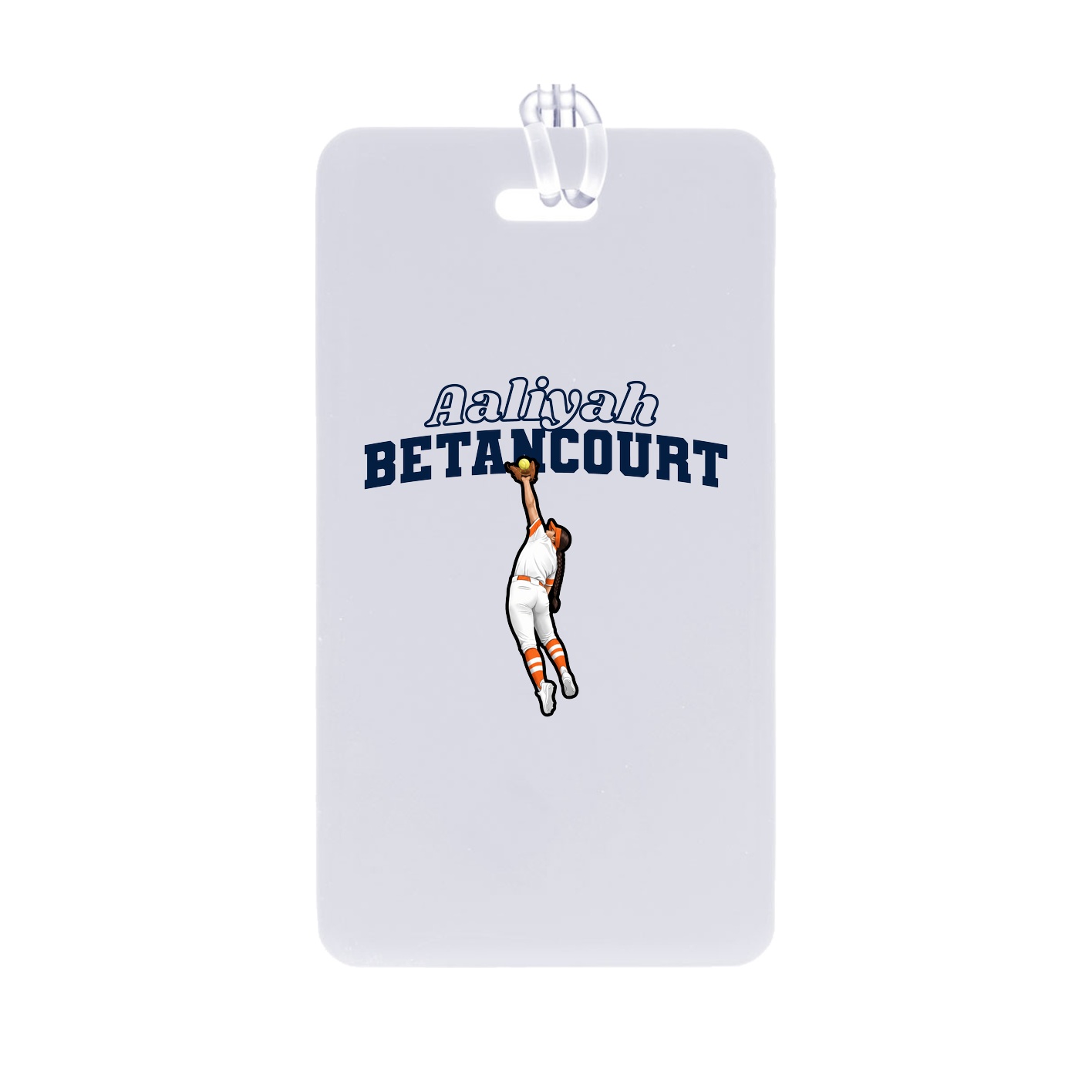 Bag Tag — Name Arch in Classic