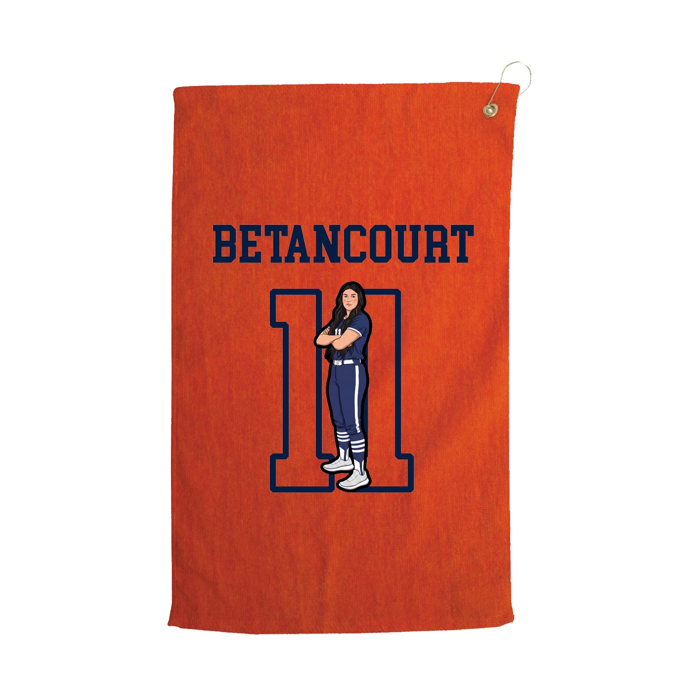 Golf Towel — Shirsey in Orange