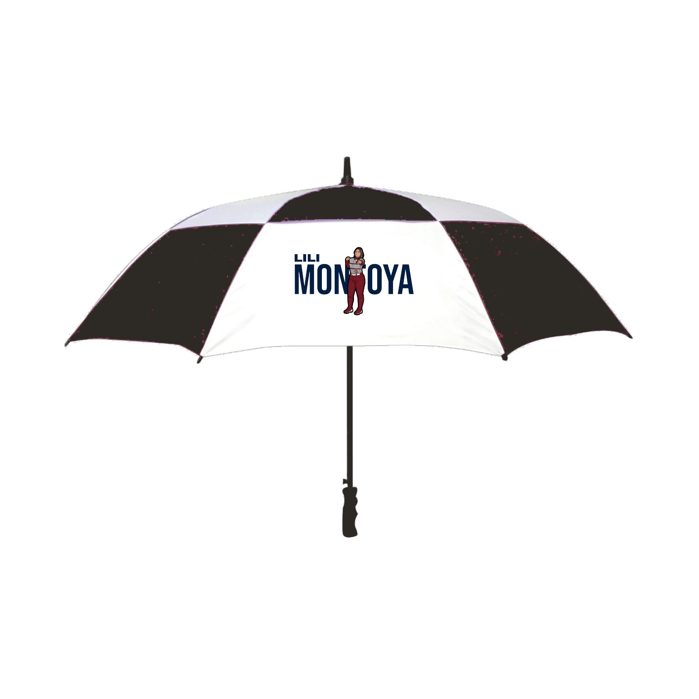 Golf Umbrella — Player Name in Black