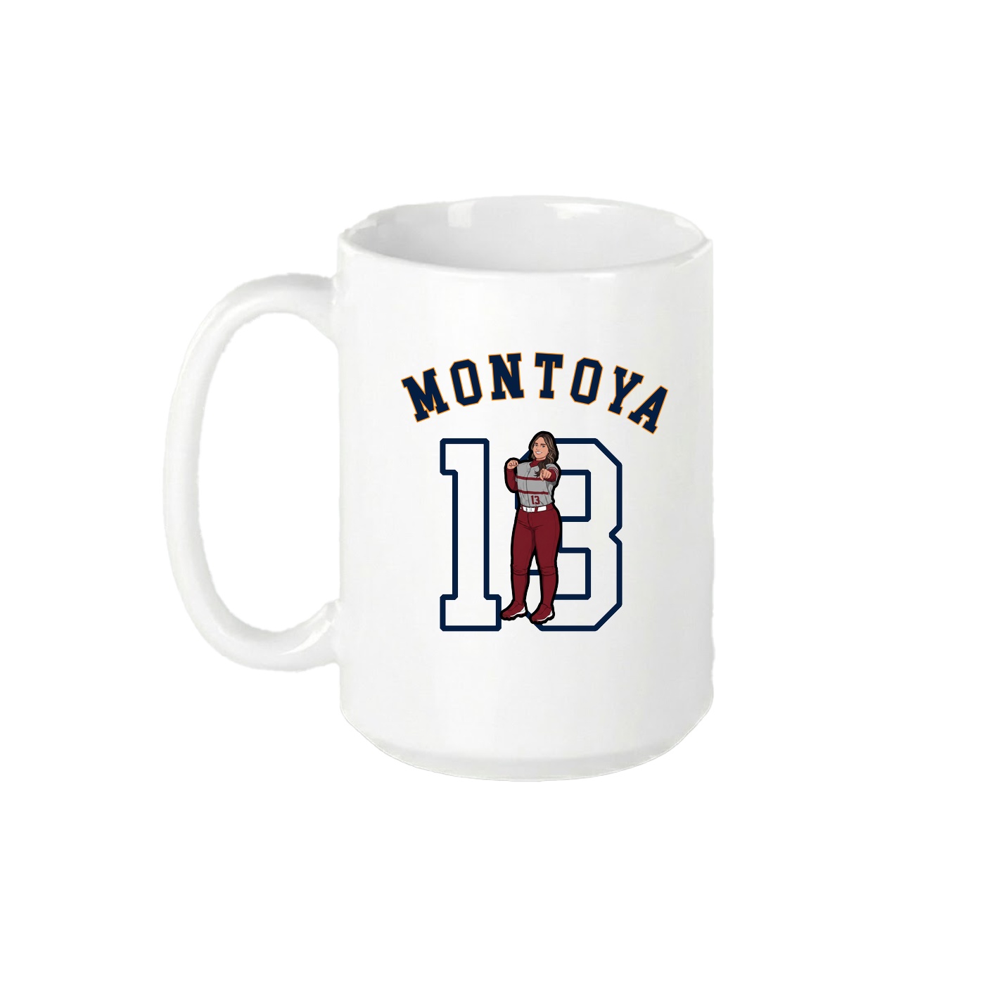 15oz Coffee Mug — Shirsey Arch in White