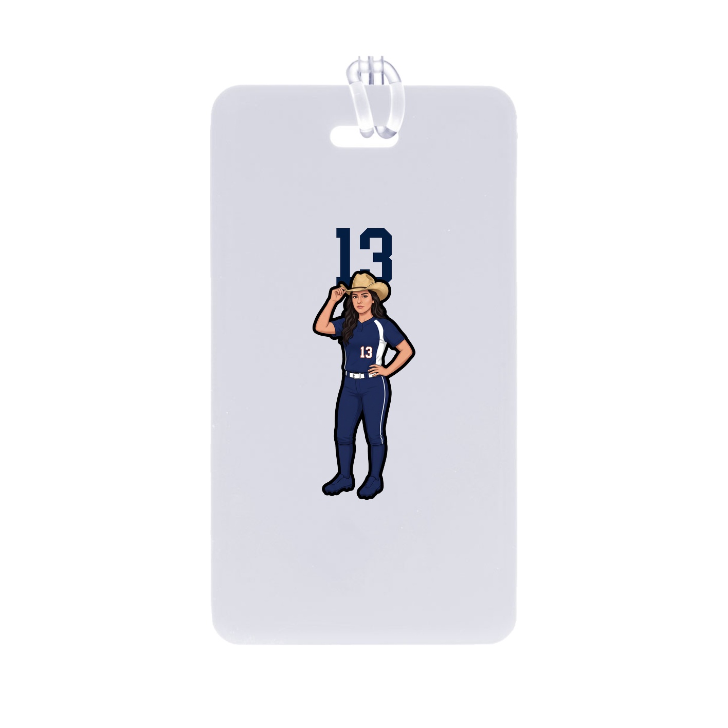 Bag Tag — Number Top in Classic