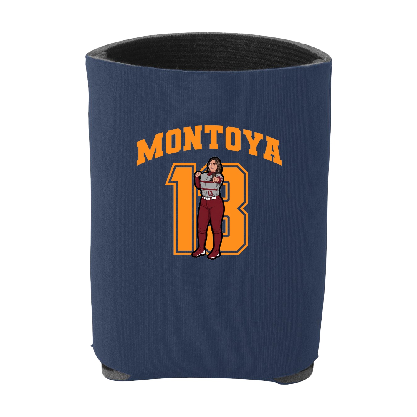 Can Holder — Number in Navy