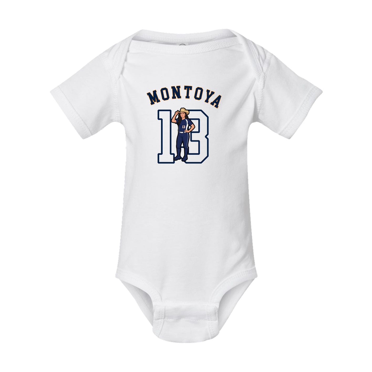 Baby Onesie — Shirsey Arch in White