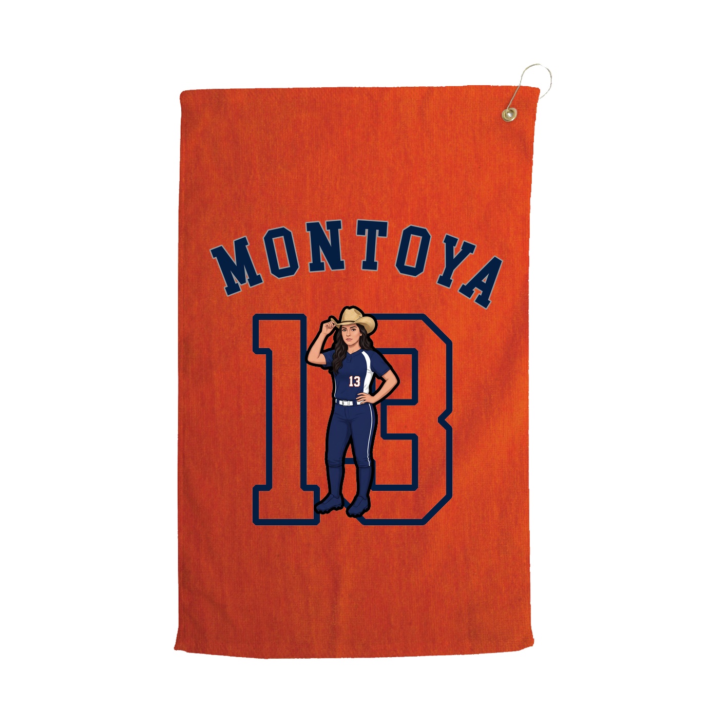 Golf Towel — Shirsey Arch in Orange